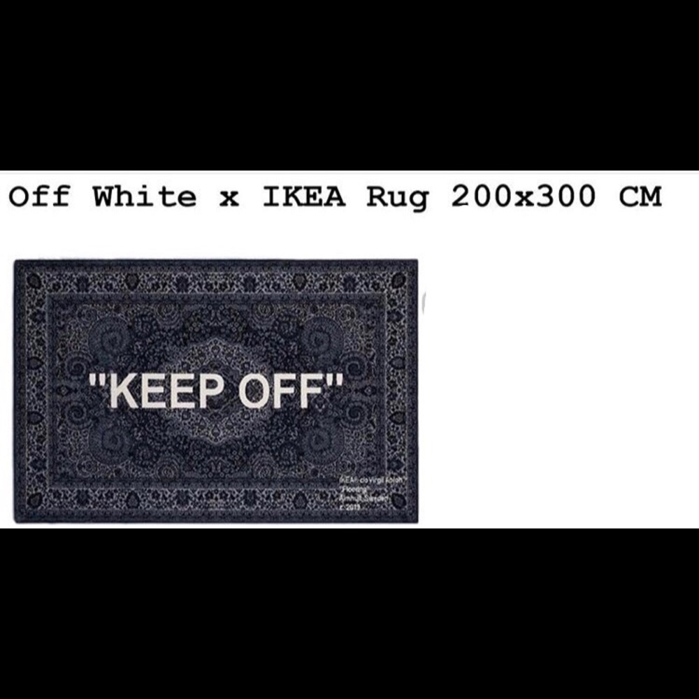 OFF-WHITE x IKEA ART EVENT “KEEP OFF” RUG